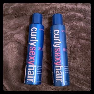 TWO brand new bottles of Curly Sexy Hair foam!